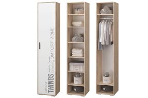 Шкаф для платья и белья Джуниор