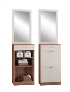 Лестер Тумба с дв.и ящ. т.ясень/св.бодега