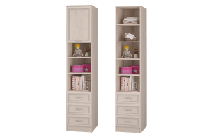 Верона Шкаф для книг с ящиками и дверкой