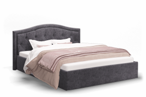 Кровать с ортопедическим основанием Стелла 160х200, серый
