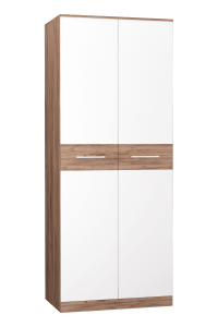 Шкаф для одежды Невада дуб крафт табак/белый