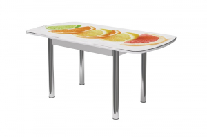 Стол кухонный раздвижной Бостон-3, микс (опора брифинг)