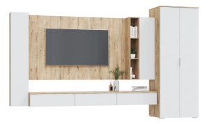 Гостиная модульная Сканди. Комплект 4, белый