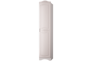 Шкаф 1 дв. для платья и белья Виола 2 Жемчуг