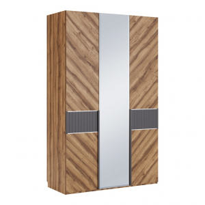 Шкаф трехдверный с зеркалом Моника 8