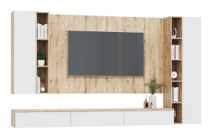 Гостиная модульная Сканди. Комплект 2, белый