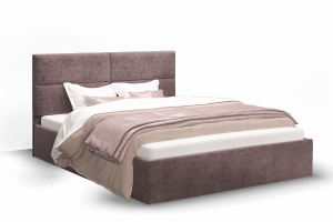 Кровать с ортопедическим основанием Сити 160х200, серо-фиолетовый