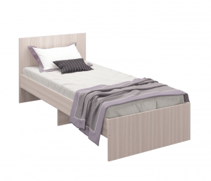 Кровать Мона 90х200, ясень светлый