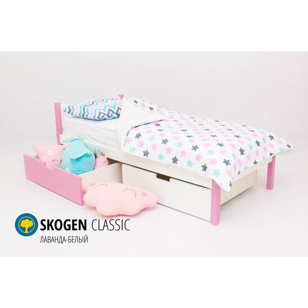 Купить кровать svogen classic лаванда-белый - 7 890 руб.