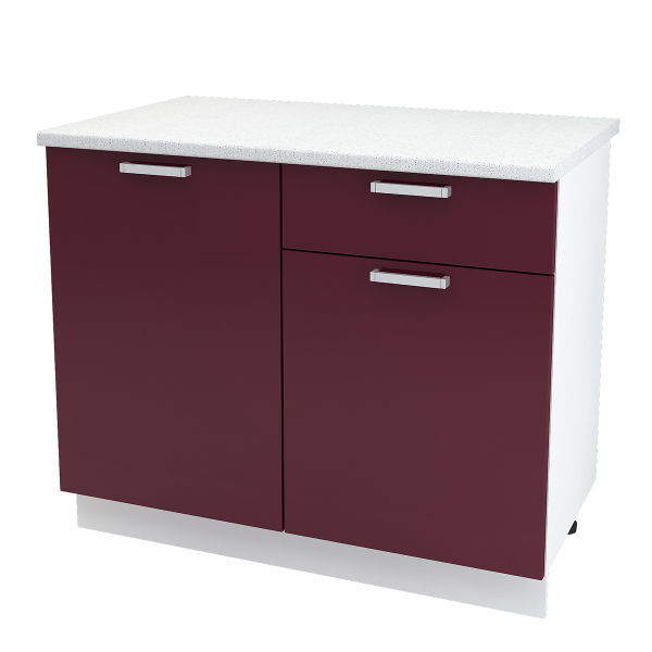 Купить шкаф напольный с одним ящиком ксения шн1я 1000 б/ст - 7 162 ₽