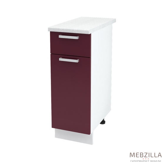 Купить шкаф напольный с одним ящиком кремона шн1я 300 б/ст - 3 385 ₽