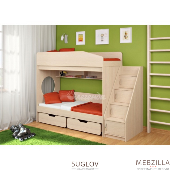 Купить кровать двухъярусная легенда 10.3 - 29 280 ₽