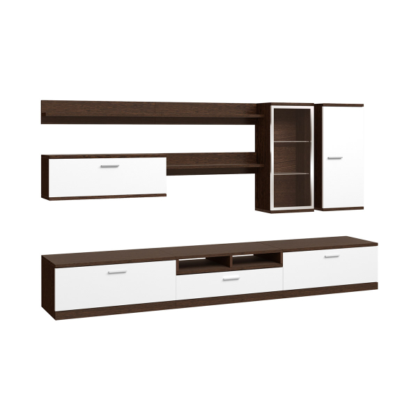 Купить шкаф настенный со стеклом домино дм-32 - 6 880 ₽