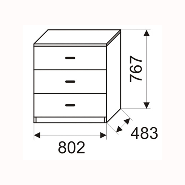 Купить комод принцесса 3 - 9 409 руб.