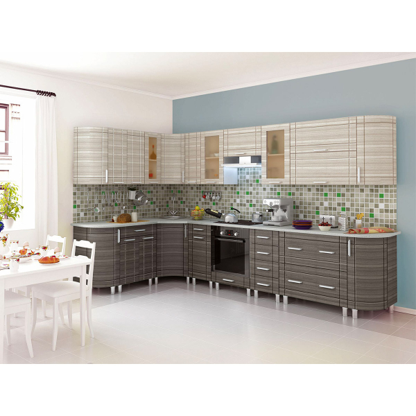 Купить шкаф навесной со стеклом 300 бомбей 3вс - 3 185 ₽