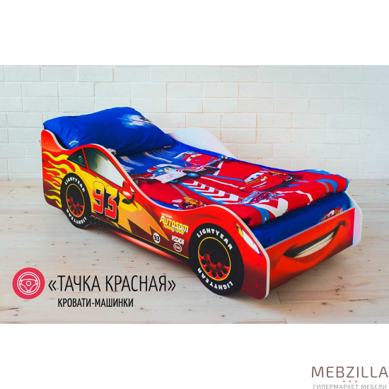 Купить кровать-машина тачка красная - 6 990 руб.