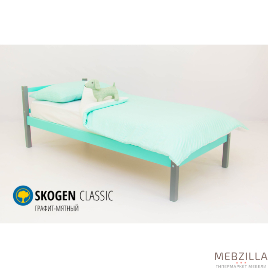 Купить кровать svogen classic графит-мятный - 7 890 руб.