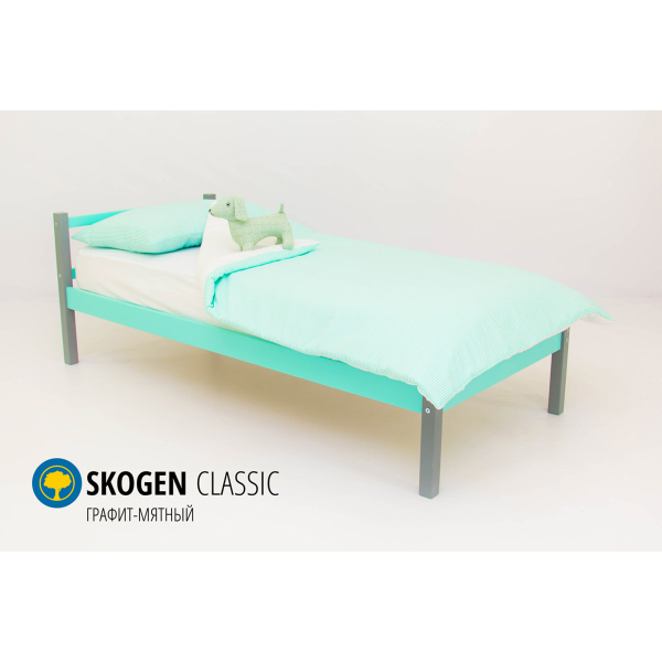 Купить кровать svogen classic графит-мятный - 7 890 руб.