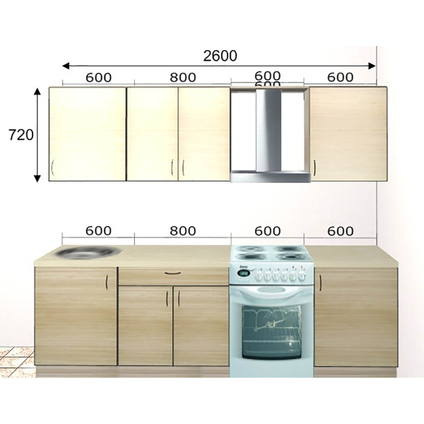 Купить кухня базис 03 - 40 544 руб.