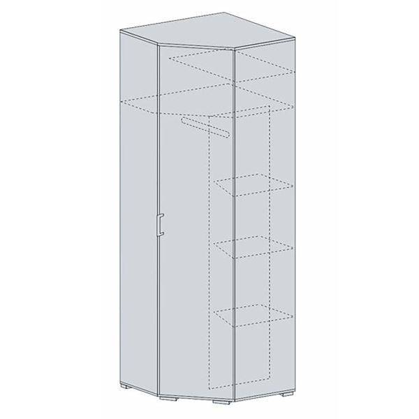 Купить шкаф угловой шк-804 рошель - 10 674 руб.
