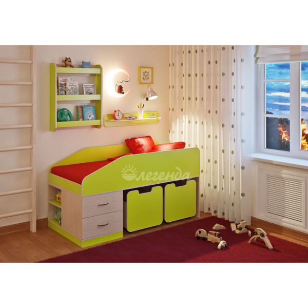 Купить кровать легенда 8 с полками - 18 370 ₽