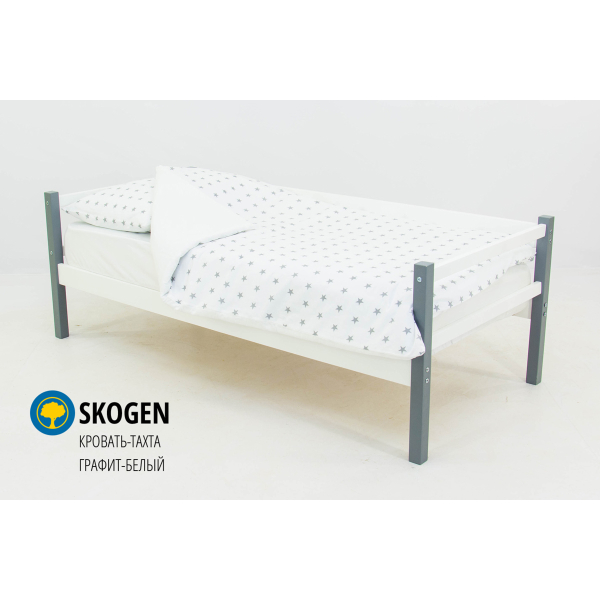 Купить кровать-тахта svogen графит-белый - 8 990 руб.