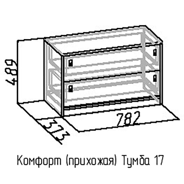 Купить тумба 17 комфорт - 5 064 ₽