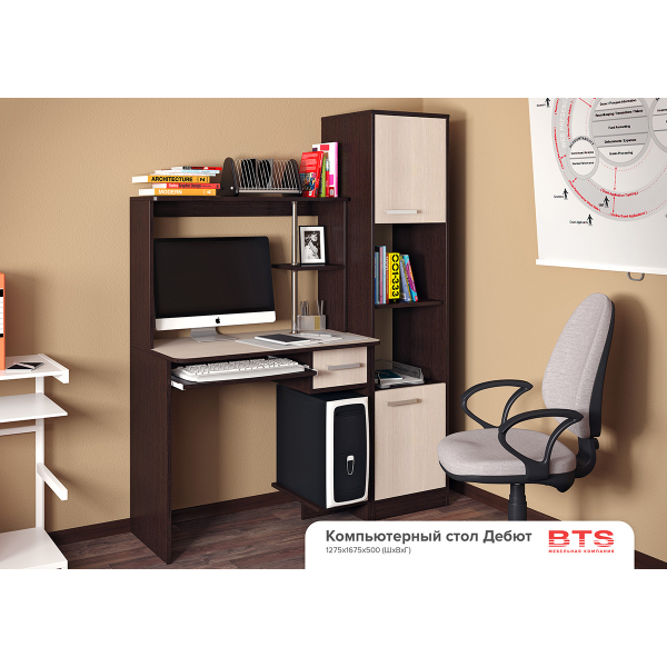 Купить стол компьютерный дебют - 5 205 ₽