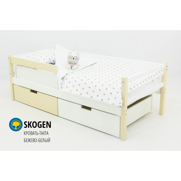 Купить кровать-тахта svogen бежево-белый - 8 990 руб.
