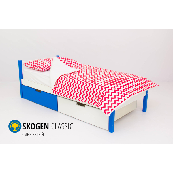 Купить кровать svogen classic сине-белый - 7 890 руб.