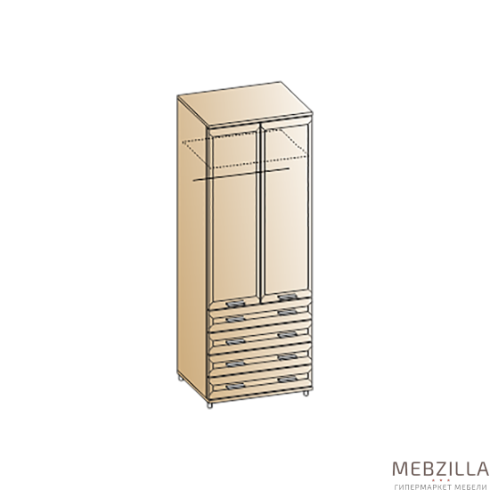 Купить шкаф мелисса шк-2806 - 33 001 ₽