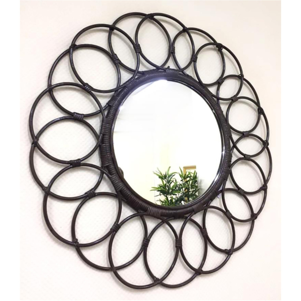 Купить зеркало из натурального ротанга 50/01-м - 7 299 ₽