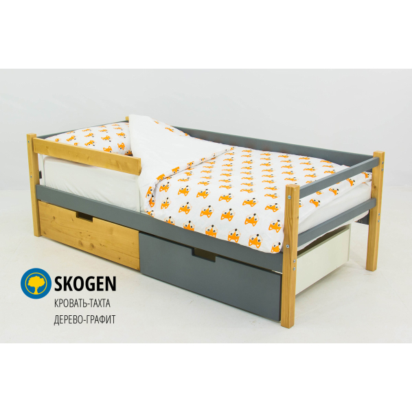 Купить кровать-тахта svogen дерево-графит - 8 990 руб.
