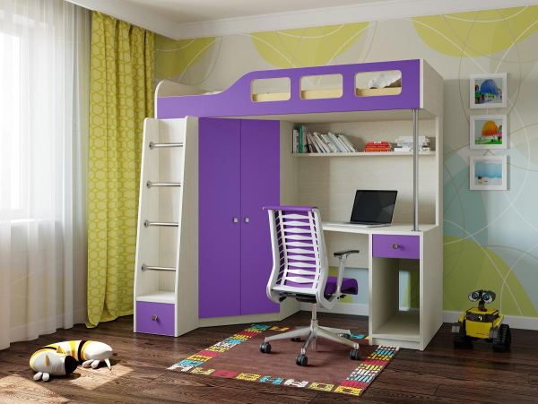 Купить кровать-чердак астра 7 - 24 500 руб.