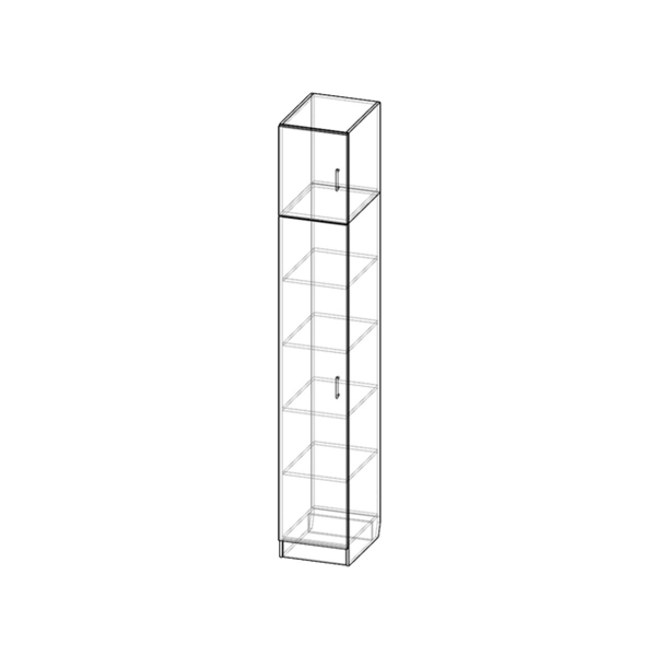 Купить колонка для белья с антресолью шр-141 - 7 200 ₽