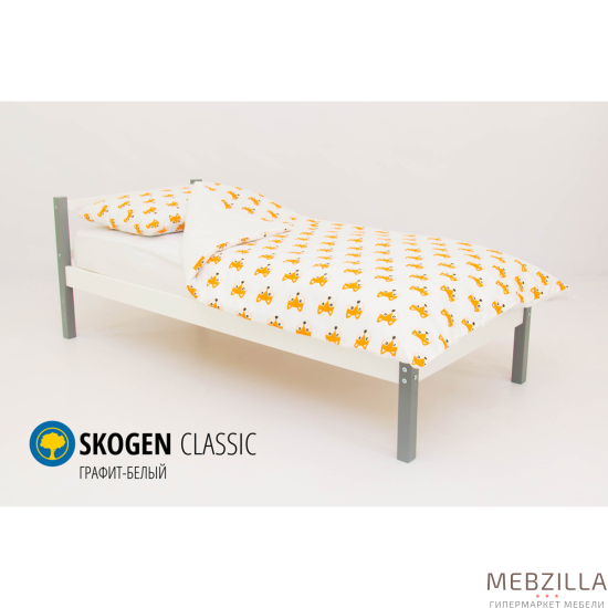 Купить кровать svogen classic графит-белый - 7 890 руб.