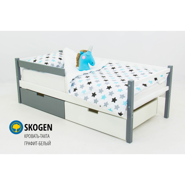 Купить кровать-тахта svogen графит-белый - 8 990 руб.