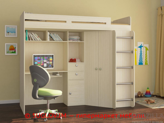 Купить кровать-чердак астра - 24 500 руб.