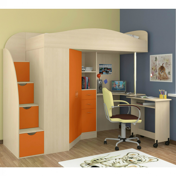 Купить кровать-чердак юниор 4 - 33 330 ₽