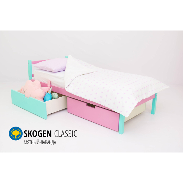 Купить кровать svogen classic мятный-лаванда - 7 890 руб.