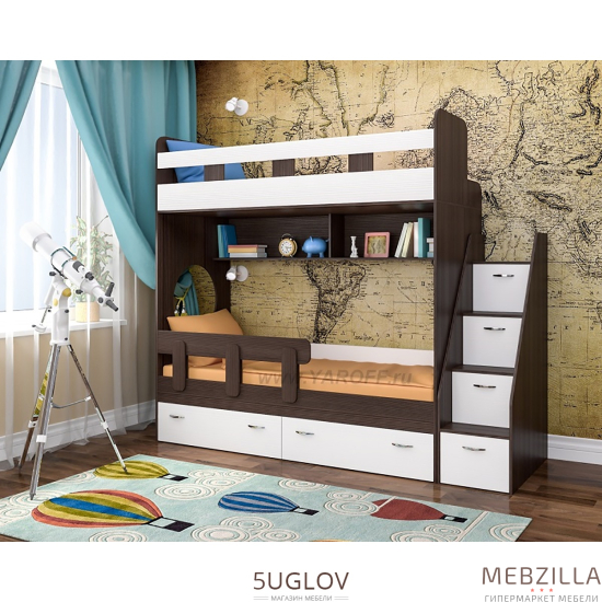 Купить кровать двухъярусная юниор 1 - 34 160 ₽