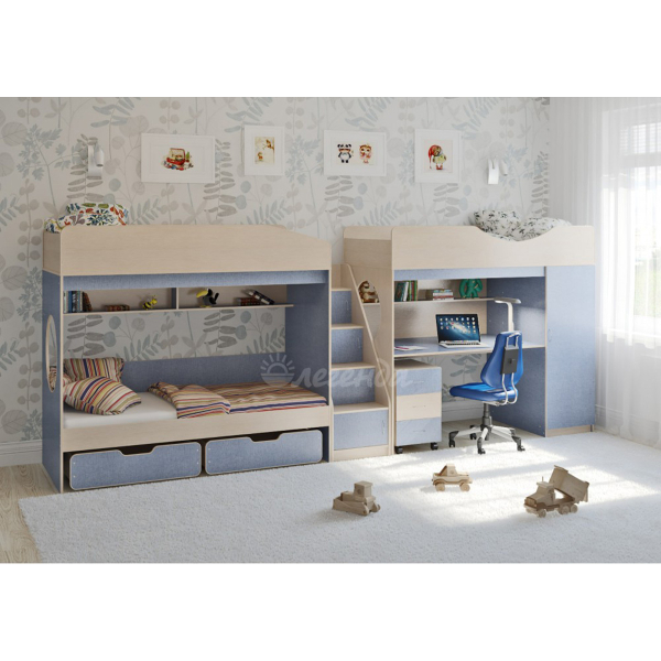 Купить кровать трехъярусная легенда 10.6 - 51 430 ₽