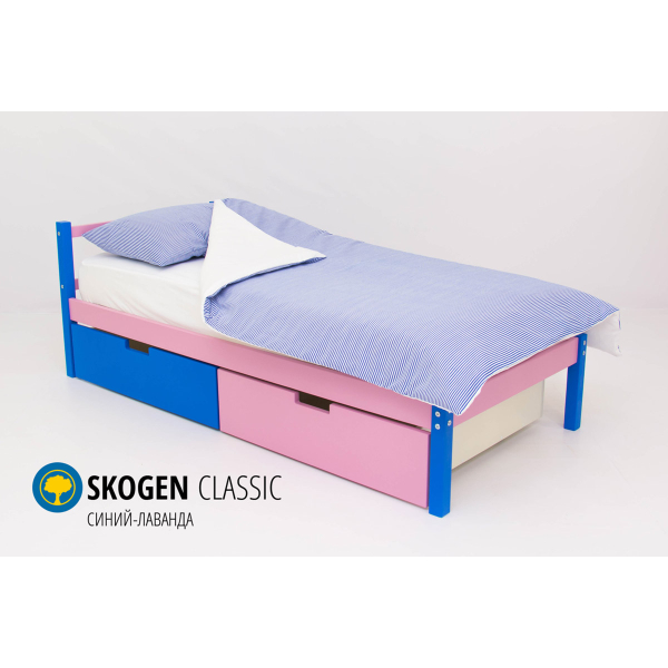 Купить кровать svogen classic синий-лаванда - 7 890 ₽