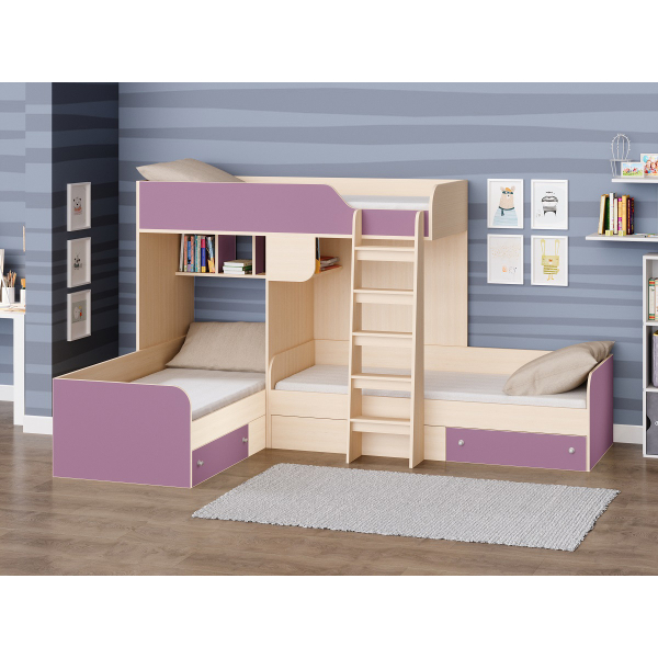 Купить двухъярусная кровать трио - 32 400 руб.