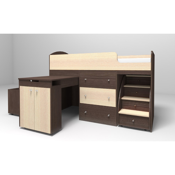 Купить кровать-чердак 800х1800 малыш - 28 290 руб.