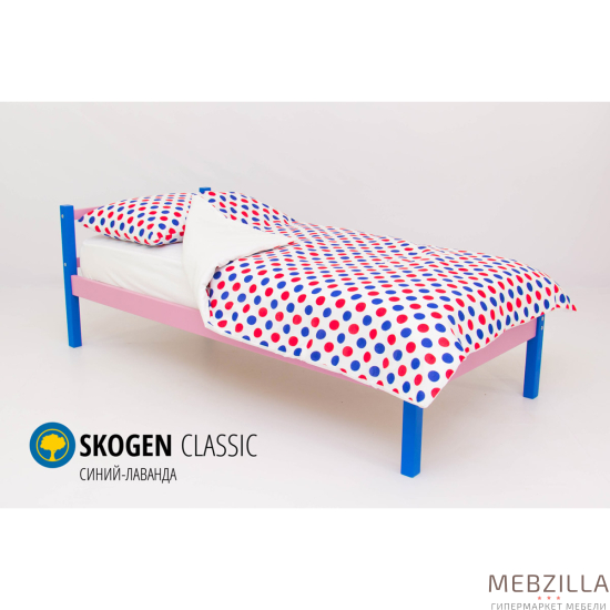 Купить кровать svogen classic синий-лаванда - 7 890 ₽
