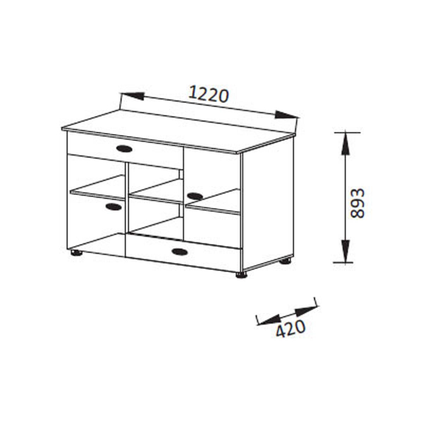 Купить комод юниор-6 пм-11 - 13 200 руб.