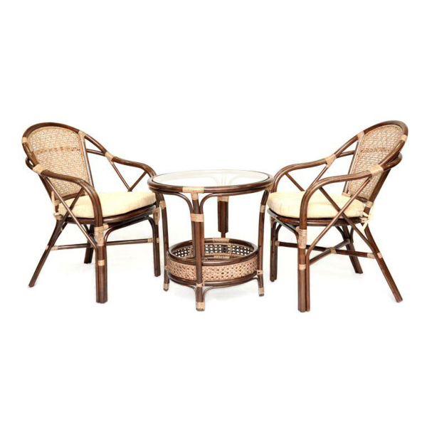 Купить комплект кофейный ellena-2, стол + 2 кресла - 30 073 ₽