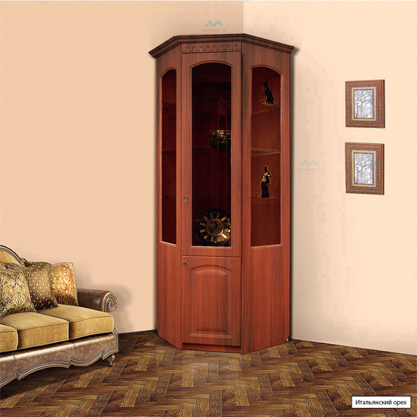 Купить шкаф-витрина угловой гармония-4 - 34 370 руб.