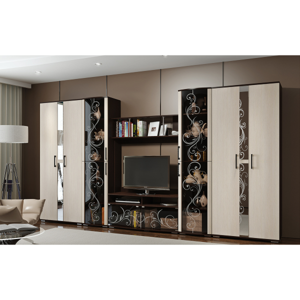 Купить шкаф двухдверный флоренция - 12 147 ₽